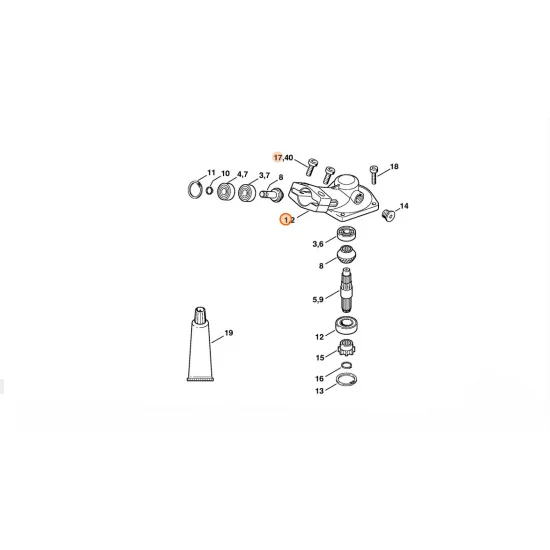 STIHL  Obudowa przekładni 4230 640 0556